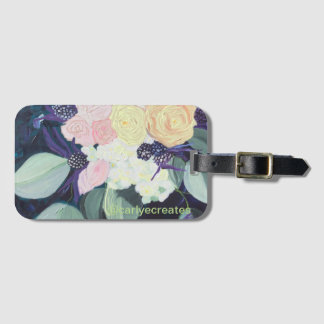 Smelling the Roses Luggage Tag