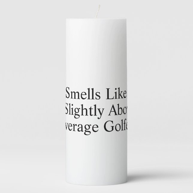Smells Like A Slightly Above Average Golfer Candle (Front)