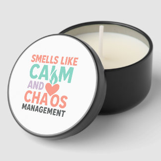 Smells Like Calm & Chaos Management | Inclusion Mini Candle Favors