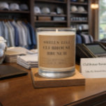 'Smells Like Clubhouse Brunch' Golf Lovers Gift  Scented Candle<br><div class="desc">Give your space that relaxed, weekend-at-the-club feeling. This candle reads “Smells Like Clubhouse Brunch” and is perfect for anyone who loves slow mornings, good company, and a leisurely round after coffee. Designed with a clean, stylish label, it adds a warm and inviting scent to kitchens, dining rooms, home bars, entryways,...</div>