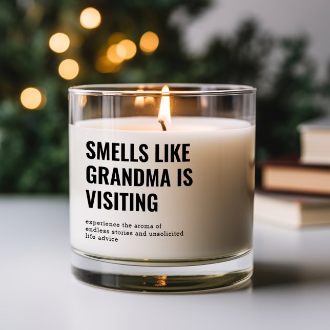  Smells like Grandma is Visiting  Scented Candle (Creator Uploaded)