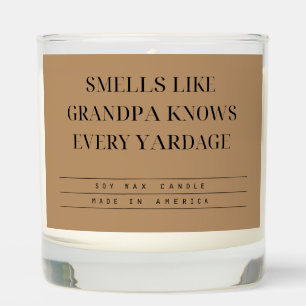 'Smells Like Grandpa Knows Every Yardage' Golf Scented Candle
