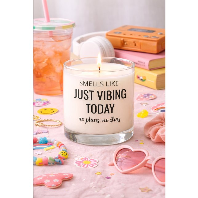 Smells Like Just Vibing Today Relaxing Candle Gift (Creator Uploaded)