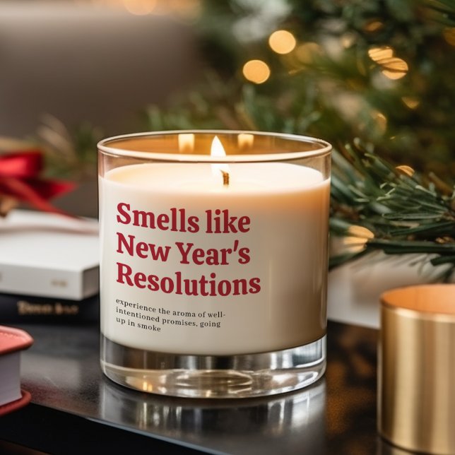 Smells Like New Year's Resolutions Red  Scented Candle (Creator Uploaded)