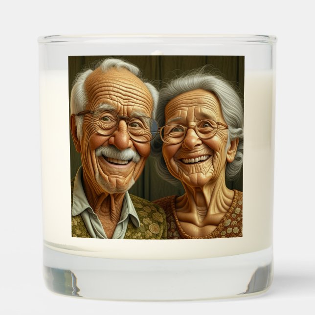 Smells like Old People | Funny Aging Humor Scented Candle (Front)