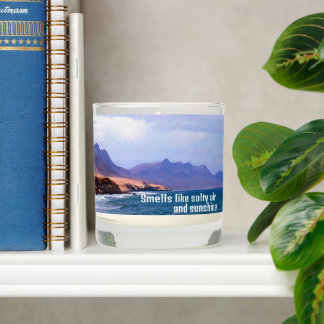 Smells like salty air scented candle