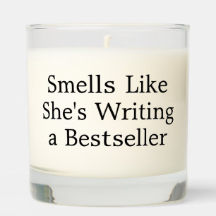 Smells Like She's Writing A Bestseller Candle, Fun Scented Candle