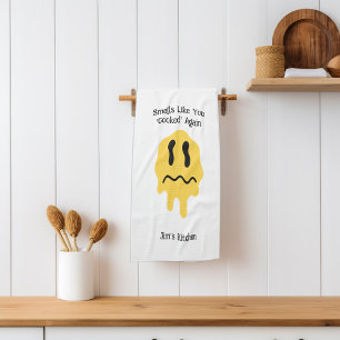 Smells Like You 'Cooked' Again Funny Personalized Kitchen Towel