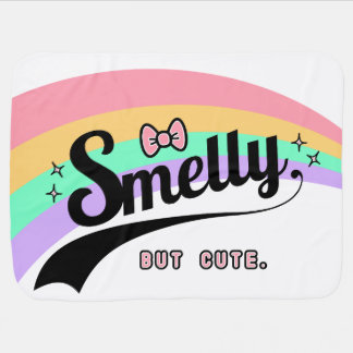 Smelly but cute funny baby silly lol stroller blanket