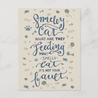 Smelly Cat Postcard