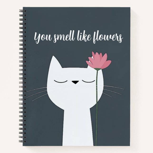 Smelly Cat Printed Notebook (Front)