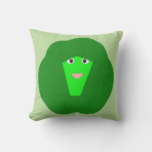 Smelly Christmas Brussels Sprout Outdoor Pillow