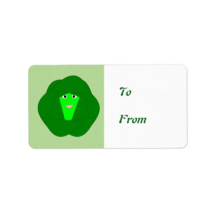 Smelly Christmas Brussels Sprout Present Tag Label