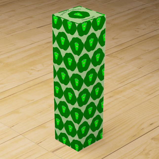 Smelly Christmas Brussels Sprout Wine Gift Box (Front)