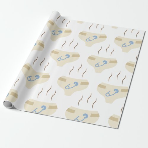 Smelly Diaper Wrapping Paper