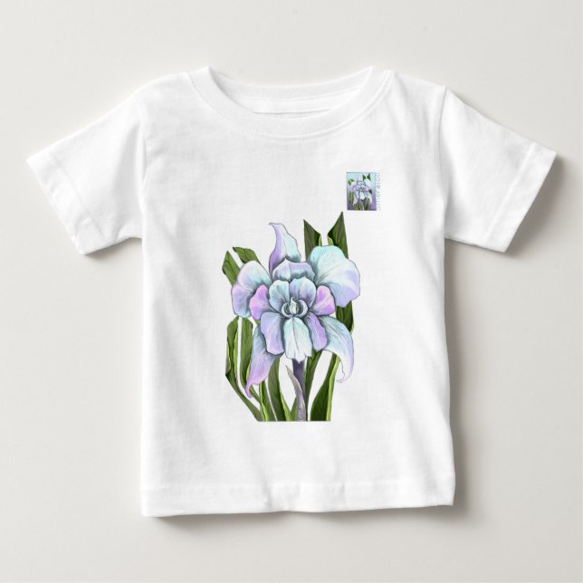 Smeraldo Flower Baby T-Shirt (Front)
