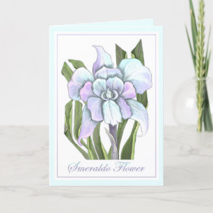 Smeraldo Flower Birthday Card
