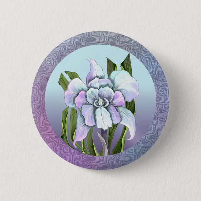 Smeraldo flower Button (Front)