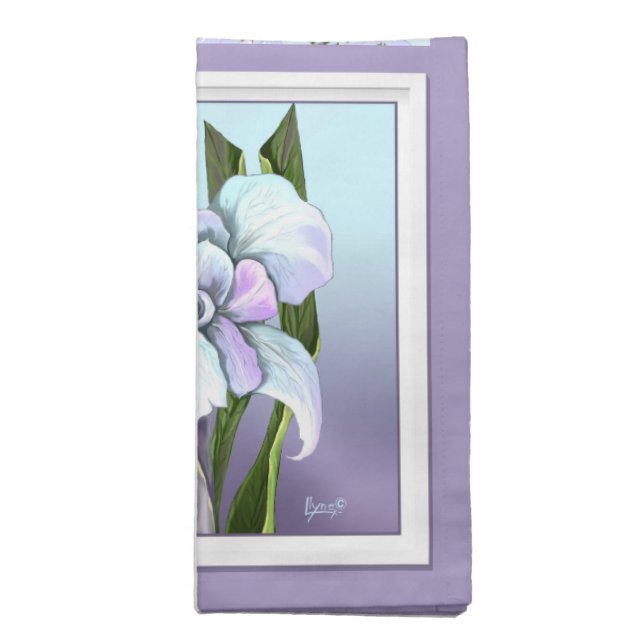 Smeraldo Flower  Cloth Napkin (Folded)