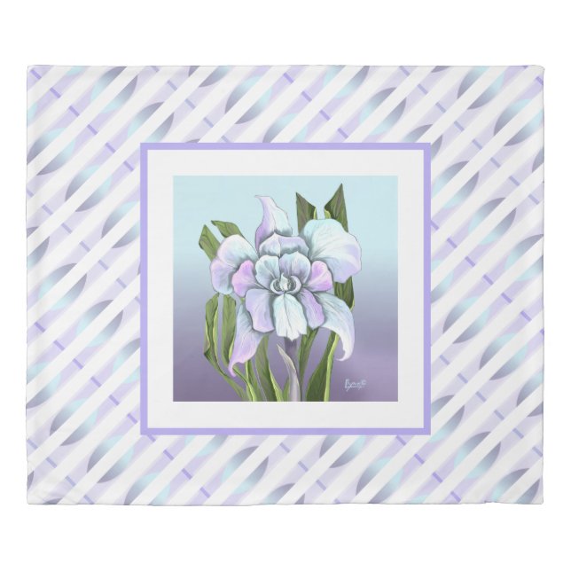 Smeraldo flower  duvet cover (Front)