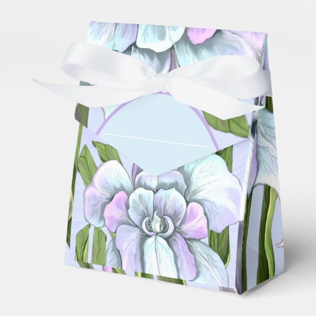 Smeraldo Flower Favor Box (Front Side)