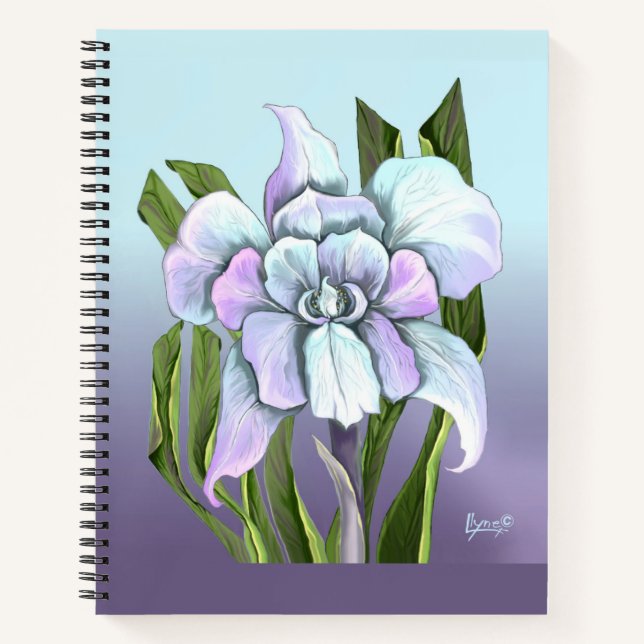 Smeraldo flower notebook (Front)