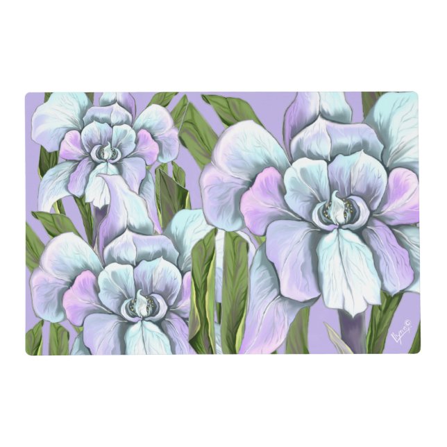 Smeraldo flower placemat (Front)