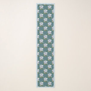 Smeraldo flower Scarf