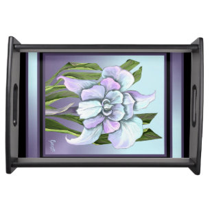 Smeraldo flower Serving Tray