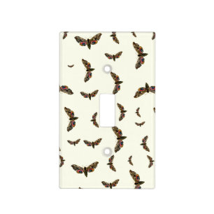 Smerinthus ocellata - Eyed Hawk-Moth - Color Image Light Switch Cover