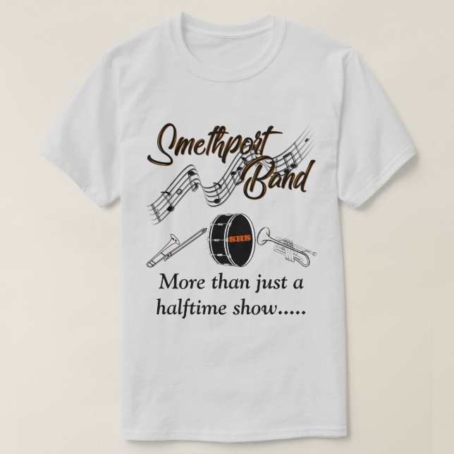 Smethport Band Supporter Light Shirt (Design Front)