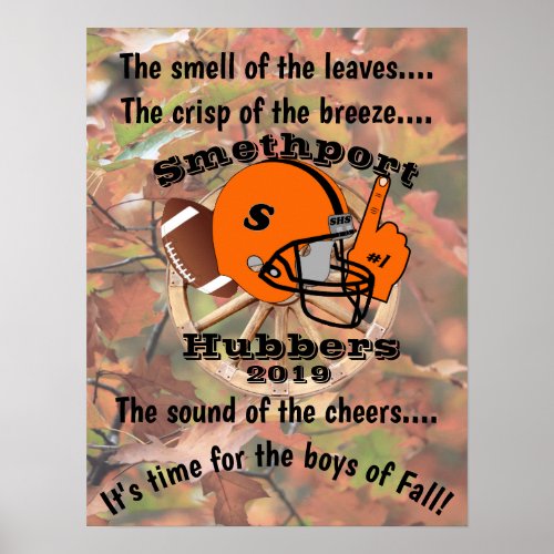 Smethport Hubbers Boys of Fall Poster
