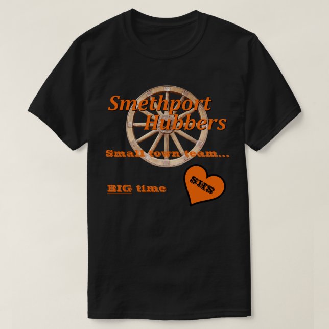 Smethport Hubbers Dark Color Fan Shirt (Design Front)
