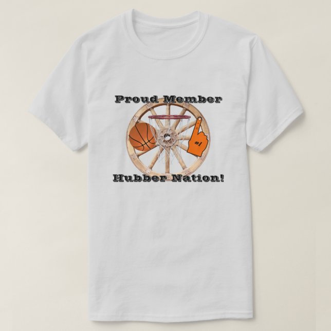Smethport Hubbers Hubber Nation Basketball LT T-Shirt (Design Front)