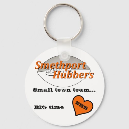 Smethport Hubbers Small Town Team Football Keychain