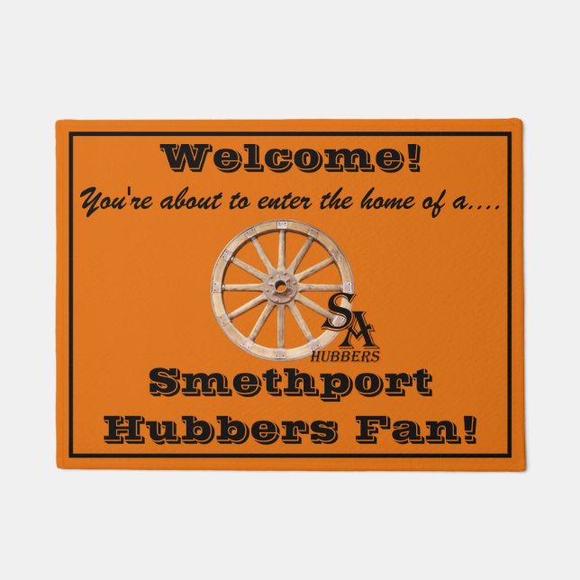 Smethport Hubbers Small Welcome Mat (Front)