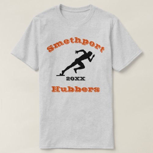 Smethport Hubbers Track  Field Fan Shirt