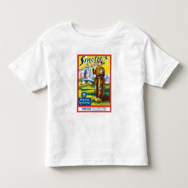 Smetje's Wine LabelEurope Toddler T-shirt (Front)