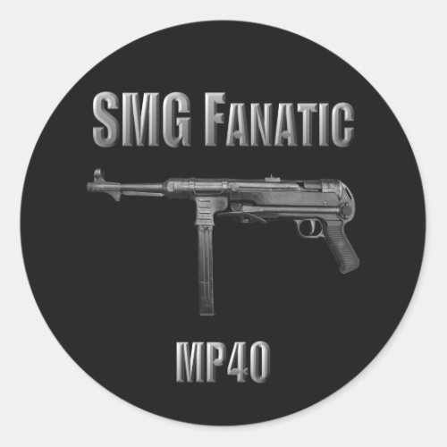 SMG Fanatic MP40 Sticker