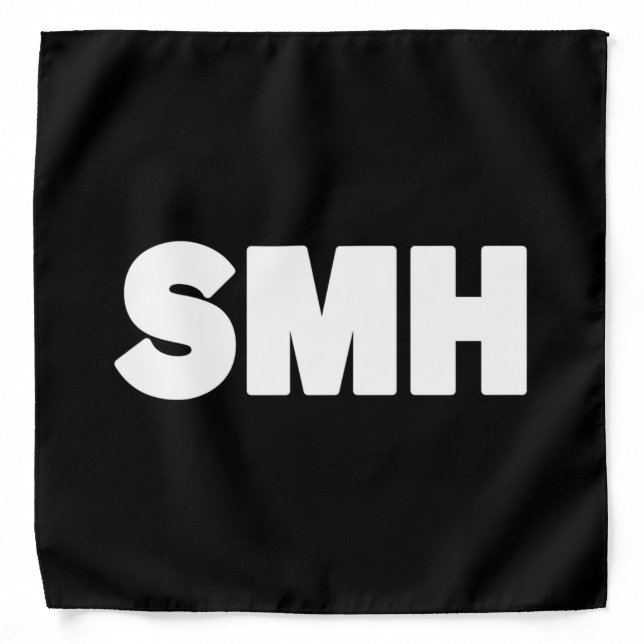 SMH | Text Slang Bandana (Front)
