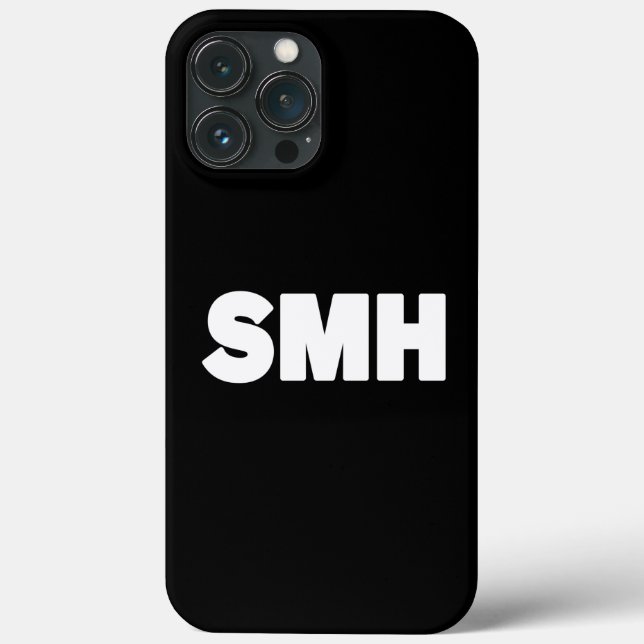 SMH | Text Slang Case-Mate iPhone Case (Back)
