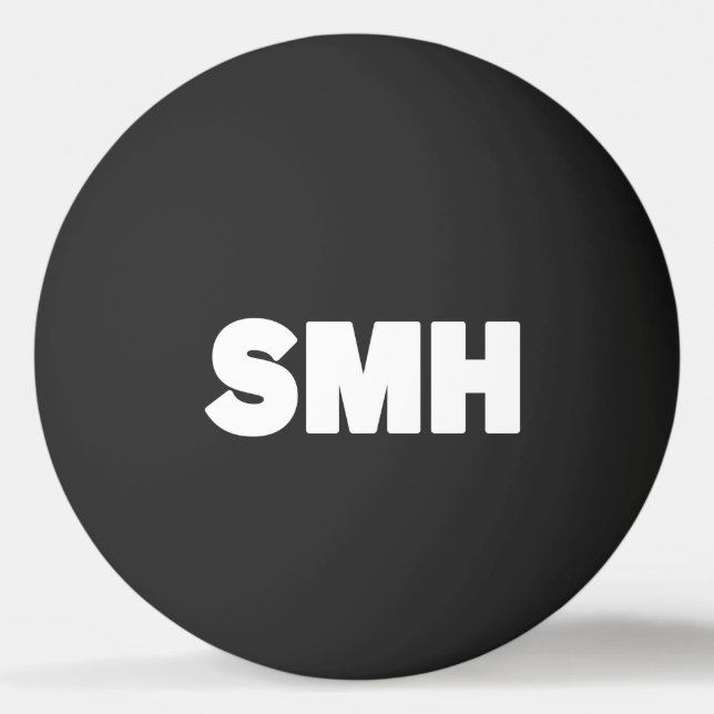 SMH | Text Slang Ping Pong Ball (Front)