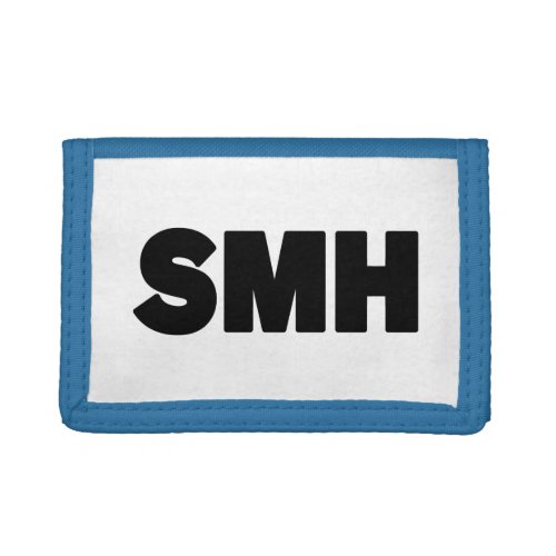 SMH  Text Slang Trifold Wallet