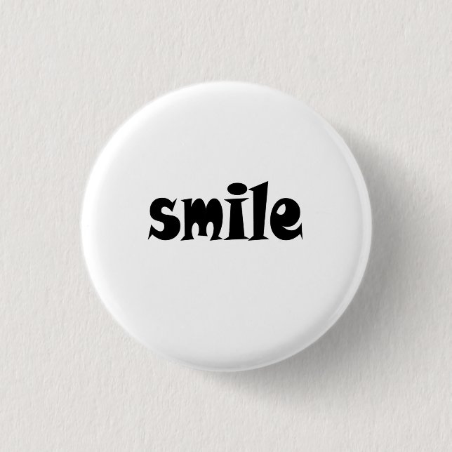 smi:e T-Shirt Button (Front)