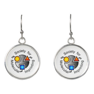 SMI logo drop earrings