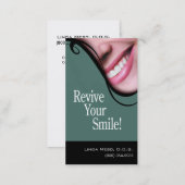 "Smile 2" Dentist Hygienist Cosmetic Dentistry Business Card (Front/Back)