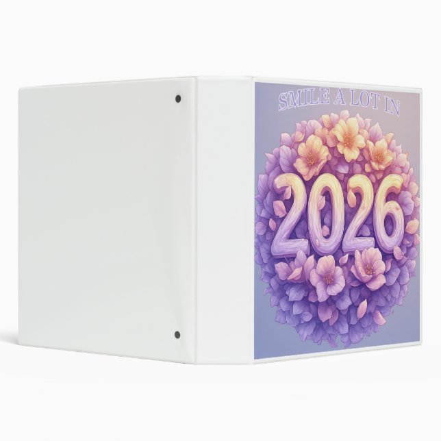 Smile a lot in 2026 3 ring binder (Background)