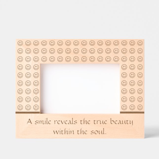 Smile – A Smile Reveals Engraved Frames (Front)
