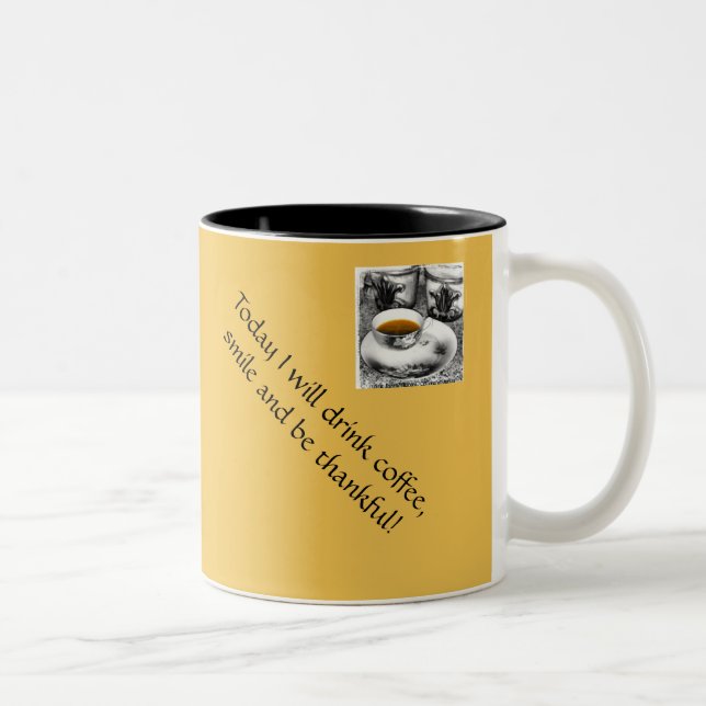 Smile and be Thankful Cup (Right)