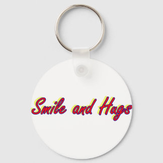 Smile and Hugs Keychain